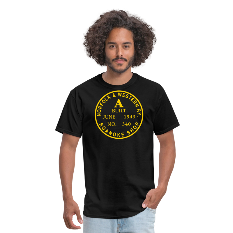 Norfolk & Western Class A Builder's Plate - Unisex Classic T-Shirt - black