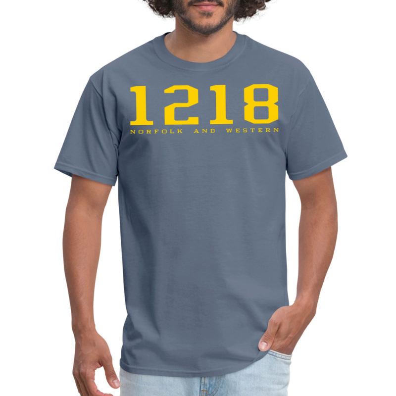 Norfolk and Western 1218 - Unisex Classic T-Shirt - denim