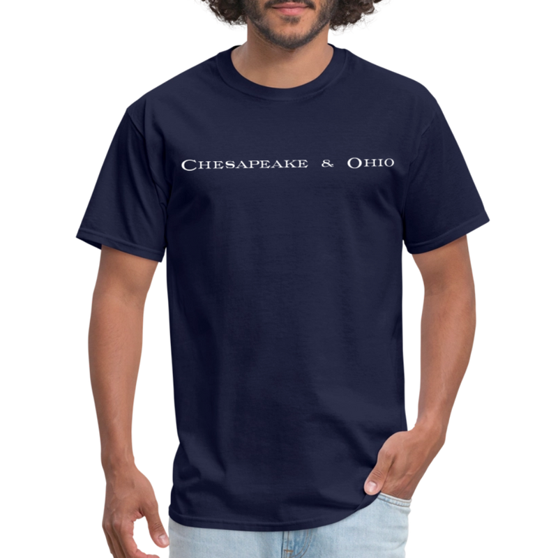 Chesapeake & Ohio - Unisex Classic T-Shirt - navy