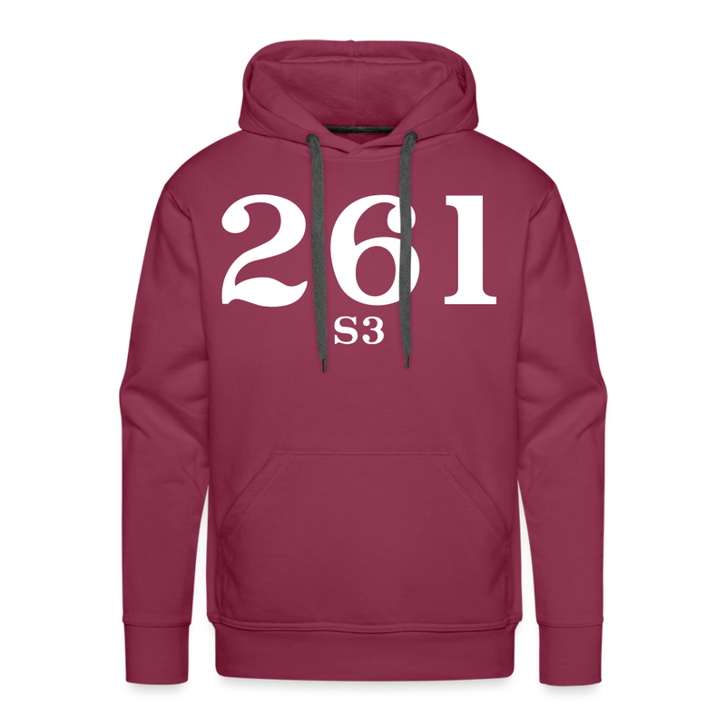 Milwaukee Road S3 Cab Info - Men’s Premium Hoodie - burgundy