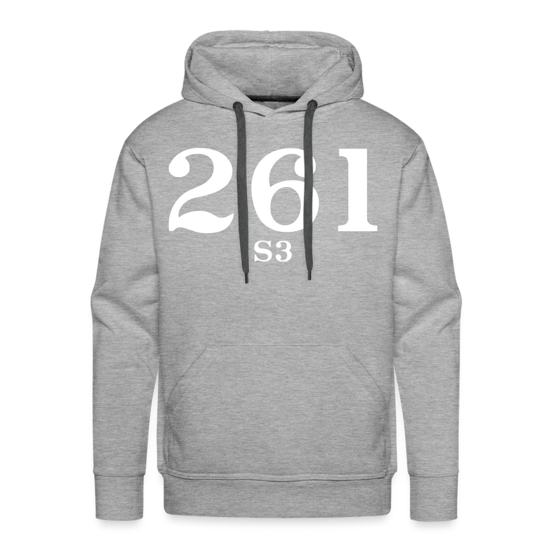 Milwaukee Road S3 Cab Info - Men’s Premium Hoodie - heather grey