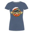Model Train Stuff - Women’s Premium T-Shirt - heather blue