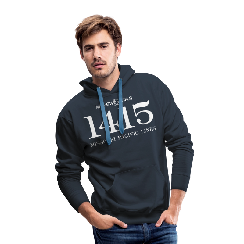 Missouri Pacific Lines Cab Info - Men’s Premium Hoodie - navy