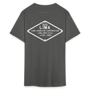 Lima Builder's Plate White Print - Unisex Classic T-Shirt - charcoal