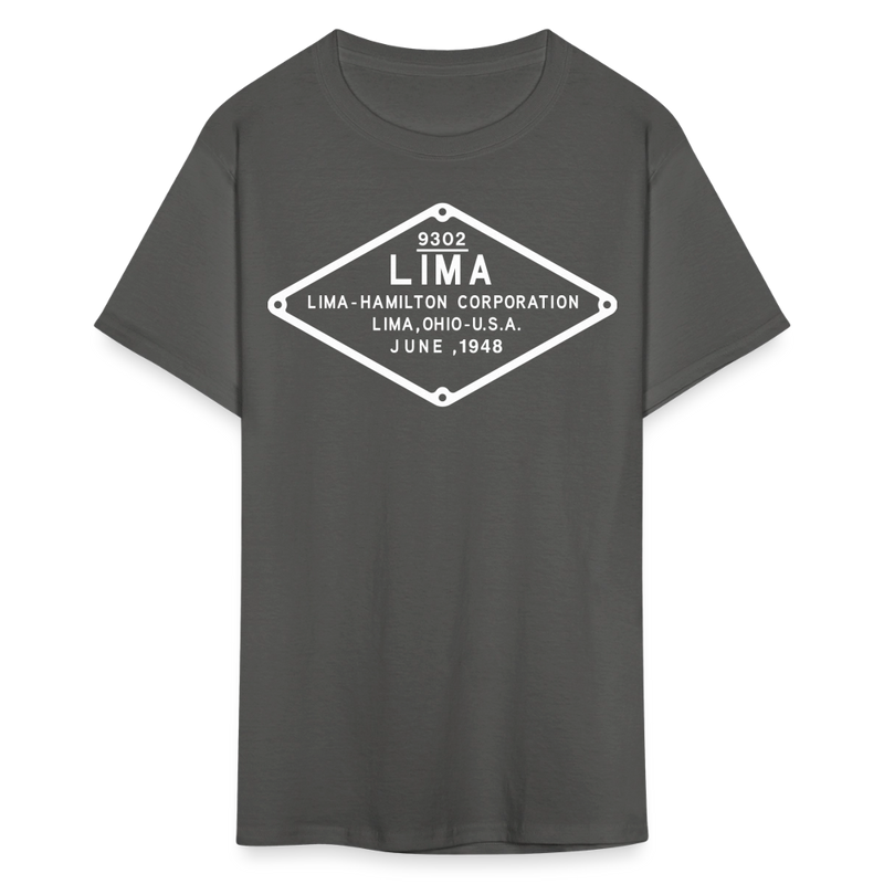 Lima Builder's Plate White Print - Unisex Classic T-Shirt - charcoal