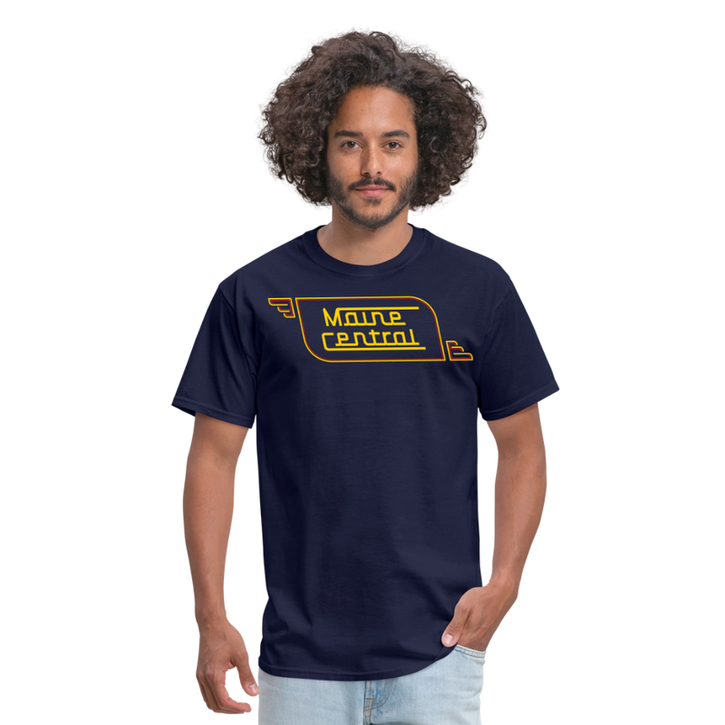 Maine Central Logo - Unisex Classic T-Shirt - navy