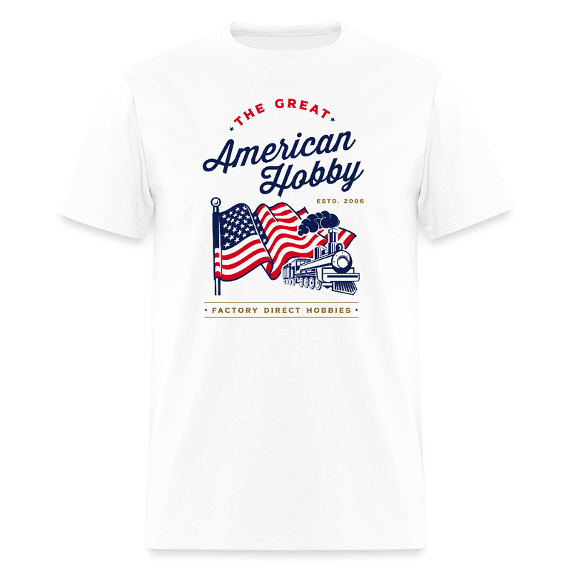 The Great American Hobby T-Shirt - unisex - white