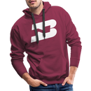Burlington Northern - Men’s Premium Hoodie - burgundy