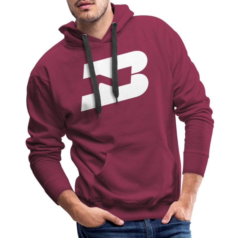 Burlington Northern - Men’s Premium Hoodie - burgundy