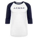 ATSF - Baseball T-Shirt - white/navy