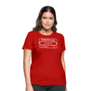 ALCO Builder's Plate - Women's T-Shirt - red