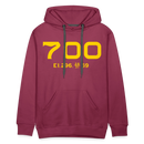 SP&S 700 Cab Info - Men’s Premium Hoodie - burgundy