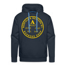 Norfolk & Western Class A Builder's Plate - Men’s Premium Hoodie - navy