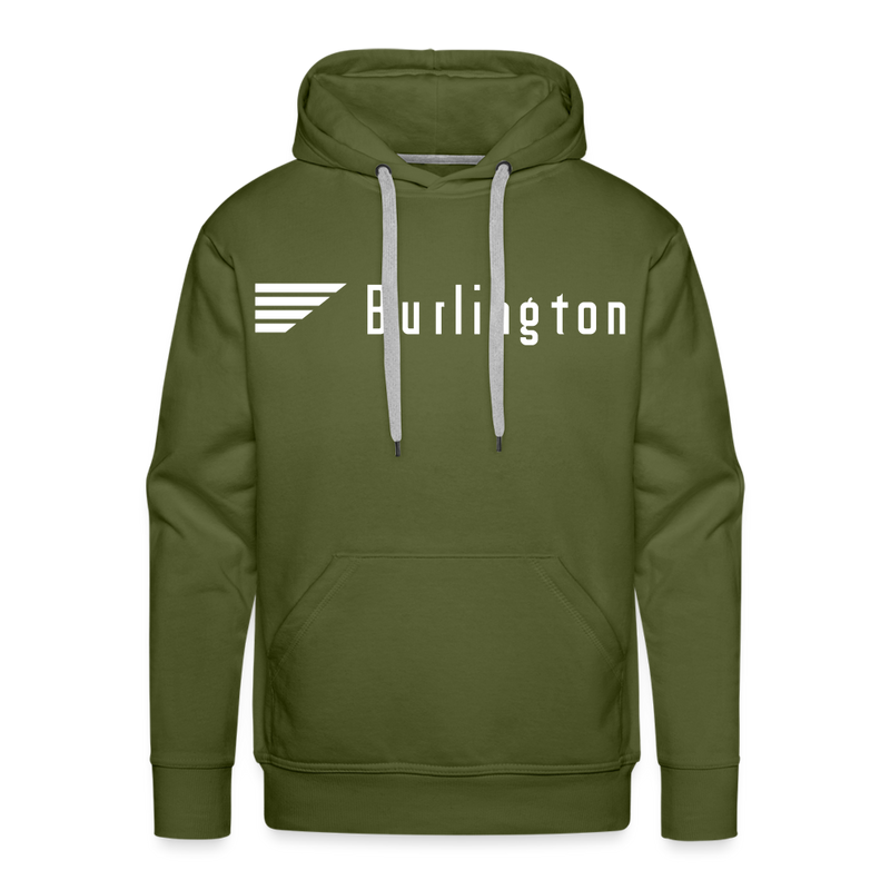 Burlington - Men’s Premium Hoodie - olive green