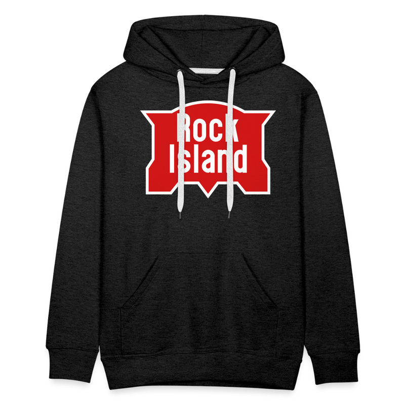 Rock Island Logo - Men’s Premium Hoodie - charcoal grey