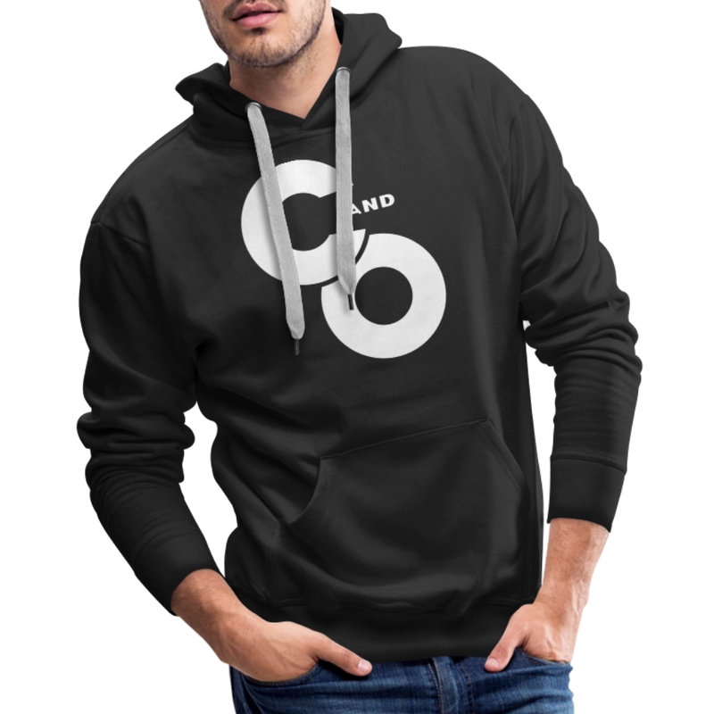 C and O Logo - Men’s Premium Hoodie - black