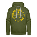 Norfolk & Western Class A Builder's Plate - Men’s Premium Hoodie - olive green