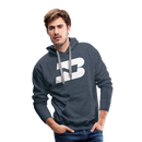 Burlington Northern - Men’s Premium Hoodie - heather denim