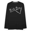 Union Pacific Big Boy Chalk Scrawl - Men's Premium Long Sleeve T-Shirt - black