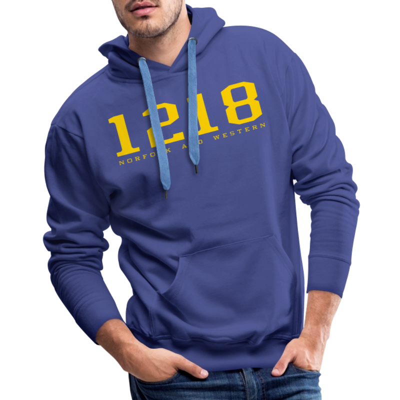 Norfolk and Western 1218 - Men’s Premium Hoodie - royal blue