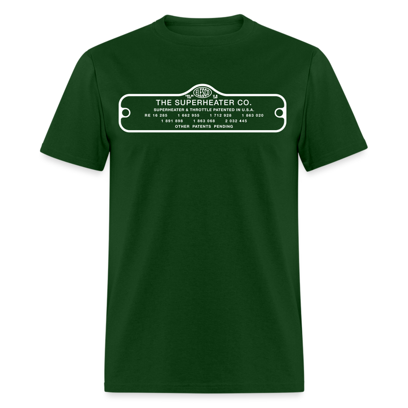 The Superheater Co Contoured - Unisex Classic T-Shirt - forest green