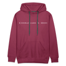 Chesapeake & Ohio - Men’s Premium Hoodie - burgundy