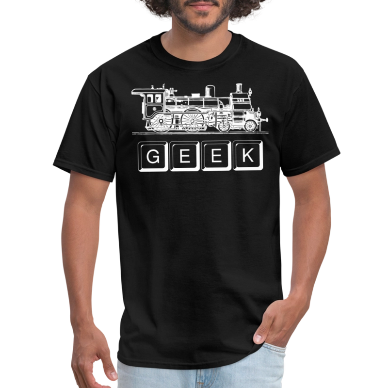 Train Geek - Unisex Classic T-Shirt - black