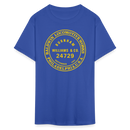 Baldwin Locomotive Works Builder's Plate Burnham - Unisex Classic T-Shirt - royal blue