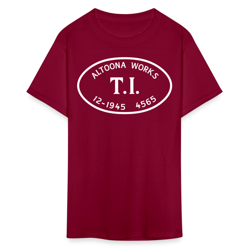 Altoona Works PRR T1 Builder's Plate - Unisex Classic T-Shirt - burgundy