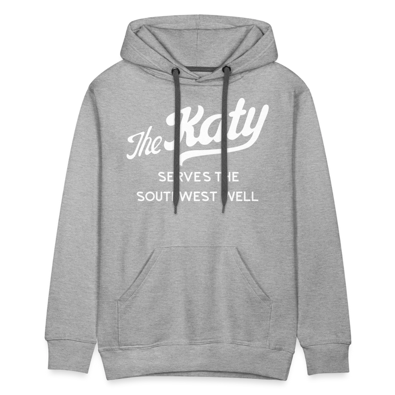 The Katy Serves the Southwest Well - Men’s Premium Hoodie - heather grey