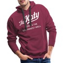 The Katy Serves the Southwest Well - Men’s Premium Hoodie - burgundy
