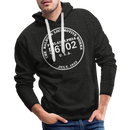 Baldwin Locomotive Works Builder's Plate - Men’s Premium Hoodie - charcoal grey