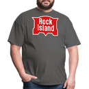 Rock Island Logo - Unisex Classic T-Shirt - charcoal