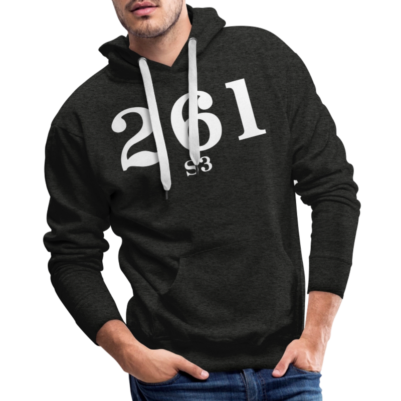 Milwaukee Road S3 Cab Info - Men’s Premium Hoodie - charcoal grey