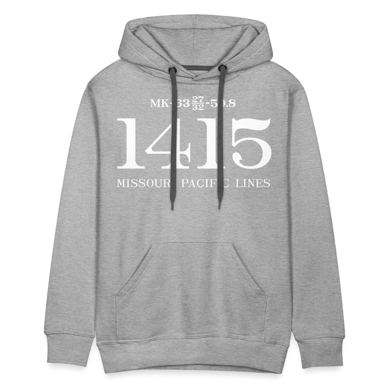 Missouri Pacific Lines Cab Info - Men’s Premium Hoodie - heather grey