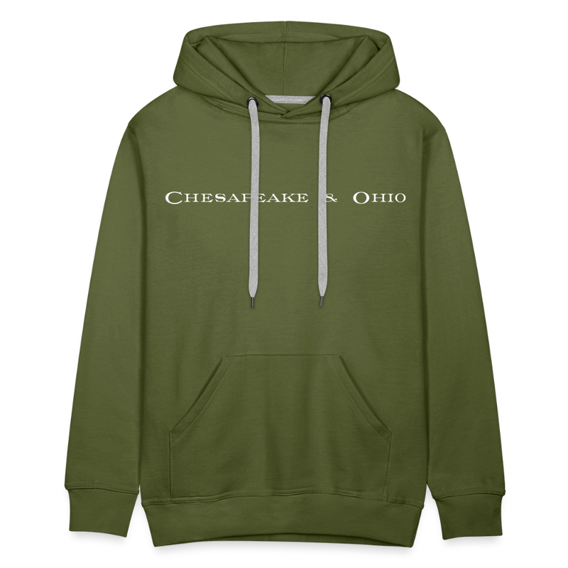 Chesapeake & Ohio - Men’s Premium Hoodie - olive green