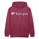 Burlington - Men’s Premium Hoodie - burgundy
