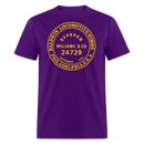 Baldwin Locomotive Works Builder's Plate Burnham - Unisex Classic T-Shirt - purple