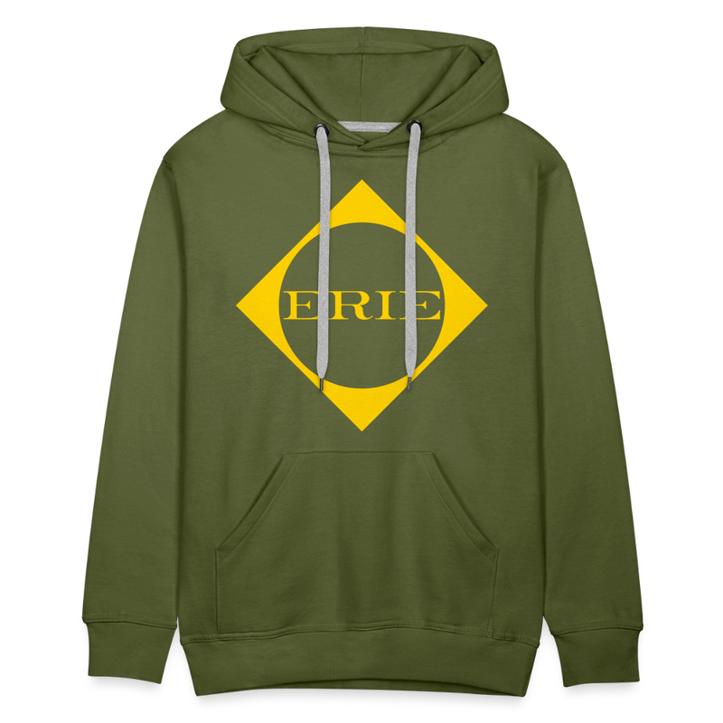 Erie Logo - Men’s Premium Hoodie - olive green