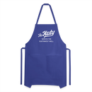 The Katy Serves the Southwest Well - Adjustable Apron - royal blue