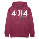Union Pacific Big Boy 4014 Cab Info Dark - Men’s Premium Hoodie - burgundy