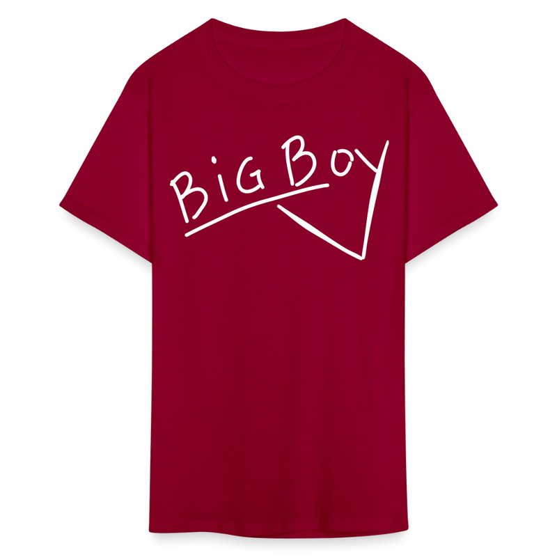 UP Big Boy Chalk Scrawl - Unisex Classic T-Shirt - dark red