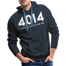 Union Pacific Big Boy 4014 Cab Info Dark - Men’s Premium Hoodie - navy