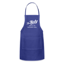 The Katy Serves the Southwest Well - Adjustable Apron - royal blue