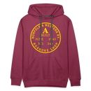 Norfolk & Western Class A Builder's Plate - Men’s Premium Hoodie - burgundy