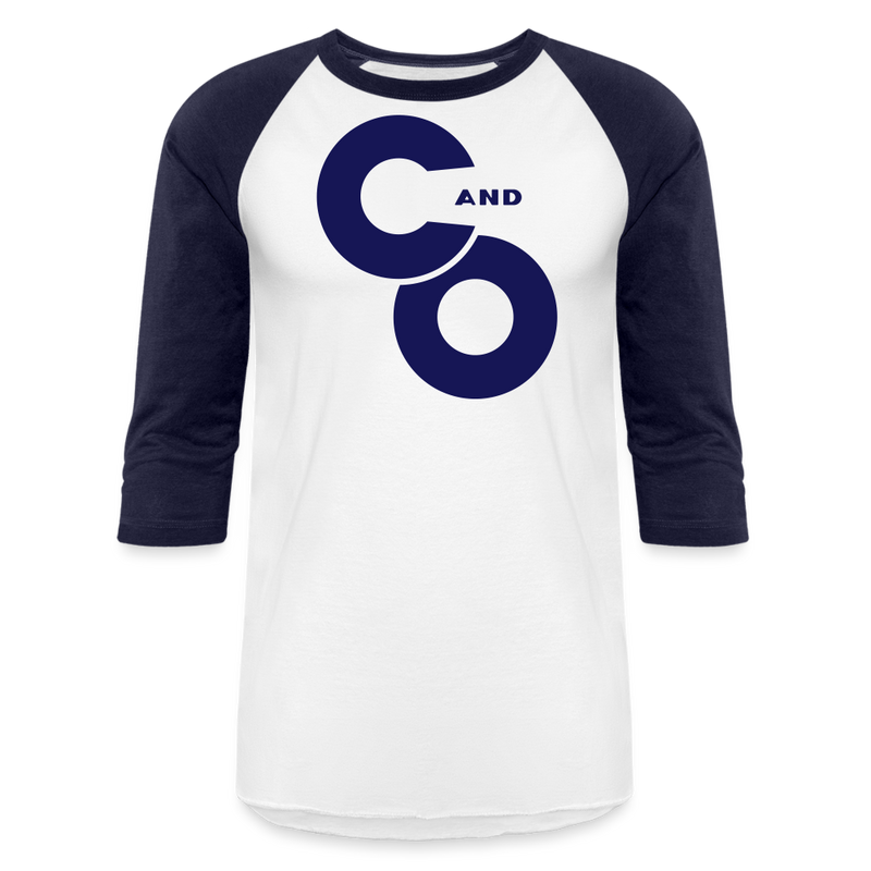 Chesapeake & Ohio - Baseball T-Shirt - white/navy