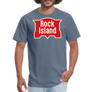 Rock Island Logo - Unisex Classic T-Shirt - denim