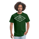 Lima Builder's Plate White Print - Unisex Classic T-Shirt - forest green