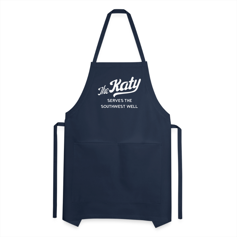 The Katy Serves the Southwest Well - Adjustable Apron - navy