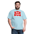 Rock Island Logo - Unisex Classic T-Shirt - powder blue